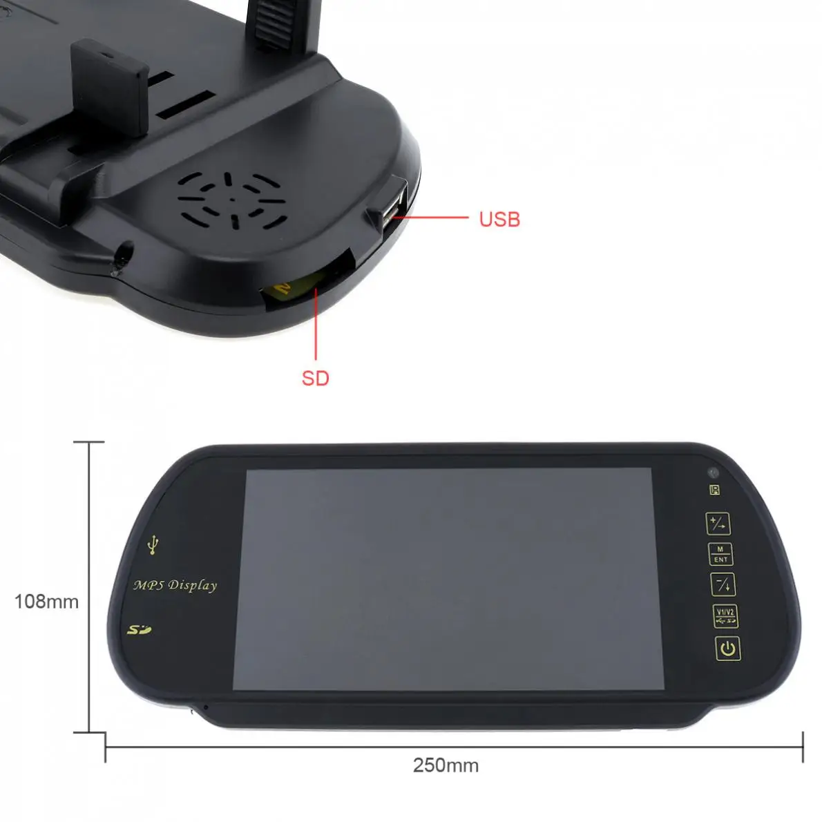 7 дюймов Цвет на тонкопленочных транзисторах тонкоплёночных ЖК дисплей