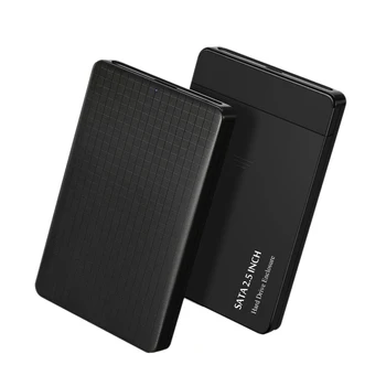 

Plaid Design 2.5 inch USB 3.0 Type-C SATA HDD Box HDD Hard Disk Drive External HDD Enclosure Black Case