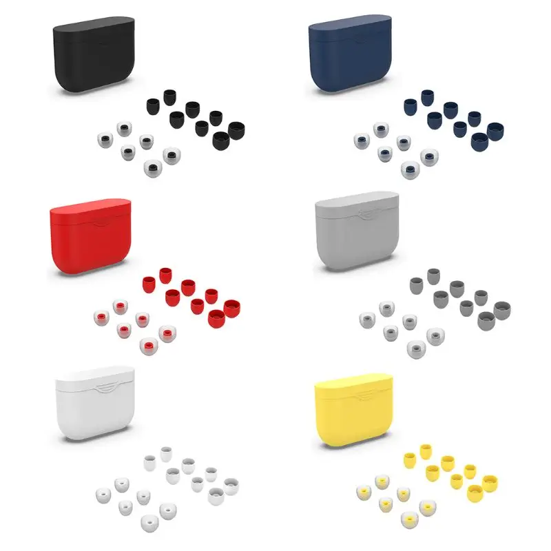 

Silicone Protective Case Full Cover Earbuds Cover Earplug Protective Cover Skin Earpiece Replacement for Sony WF-1000XM3 Earphon