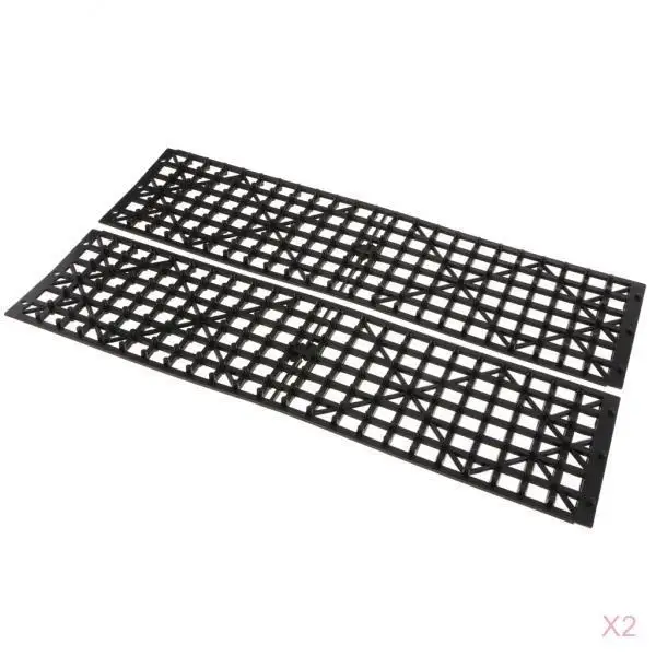 Automotive Plastic Staples 4pcs Non-slip Auto Traction Mats Plastic Tire Anti Skid Plate Emergency Pads