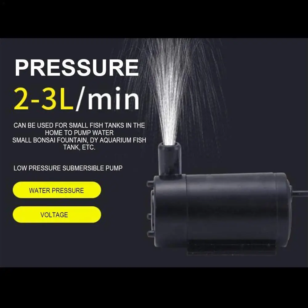 DC 5V USB A Basso Rumore del Motore бесщеточный Pump120L/H Mini Micro Pompa Ad Acqua Sommergibile комплект Fai Da Te|Насосы|