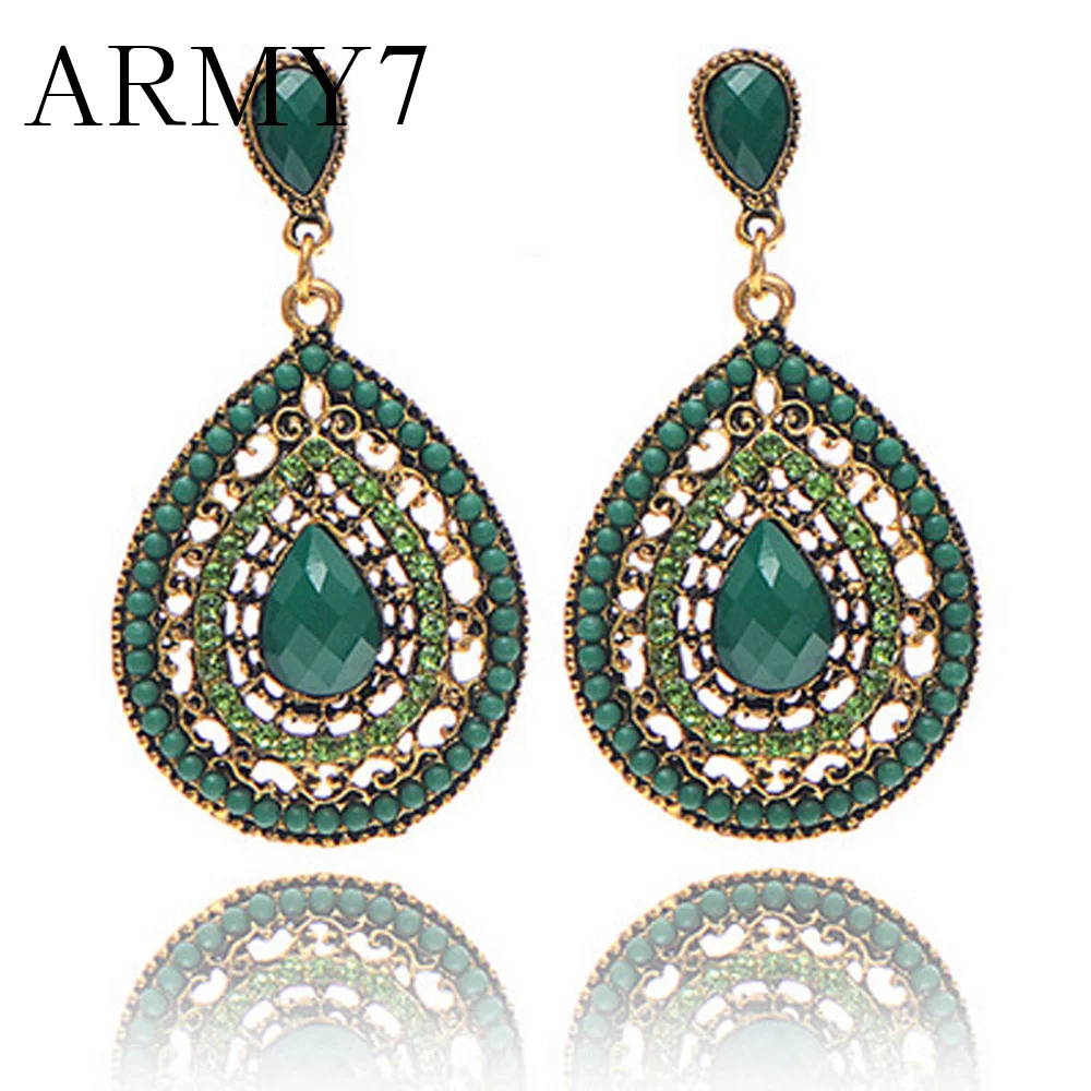 Этнические этнические антикварные индийские большие серьги богемные