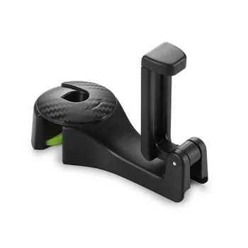 

Black Hook Multifunctional Car Headrest Hanger Holder Organizer Universal