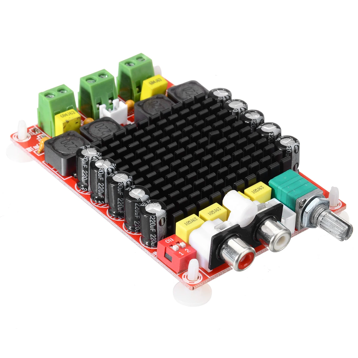 1pc TDA7498 Audio AMP Boards DC 14-34V 2x100W Class D Audio Stereo Digital Power Amplifier Board XH-M510 18-100 KHz
