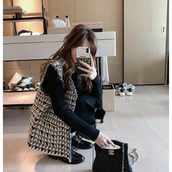 

Early Autumn Season Small Xiangfeng Suit Skirt Female 2019 Short Fashion Two-piece Set Foreign Style Yujie Xian Gao