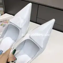  2021 pointed cat high heels pumps ladies silk satin mixed color heel ladies spring T show shoes wedding sandals and slippers 