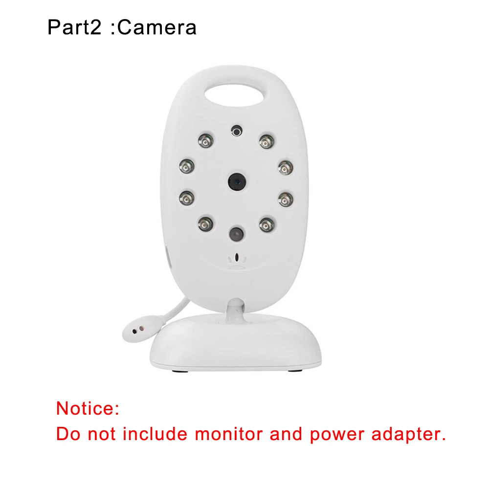Only Camera VB601 Детский Монитор Аксессуары: 2,0 дюймовый ЖК-экран детский монитор камера адаптер питания кабель для безопасности беспроводной 2,4 ГГц простая пара - Цвет: Only Camera