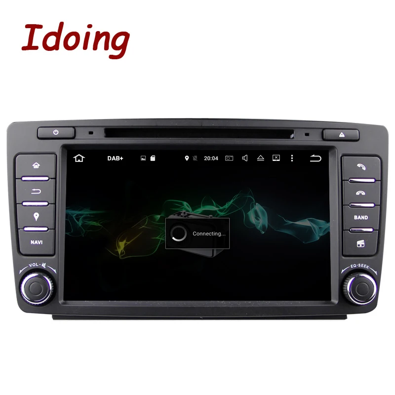  Idoing 2Din Steering-Wheel Car DVD Multimedia Video Player For Skoda Octavia 2 Android7.1Car GPS Na