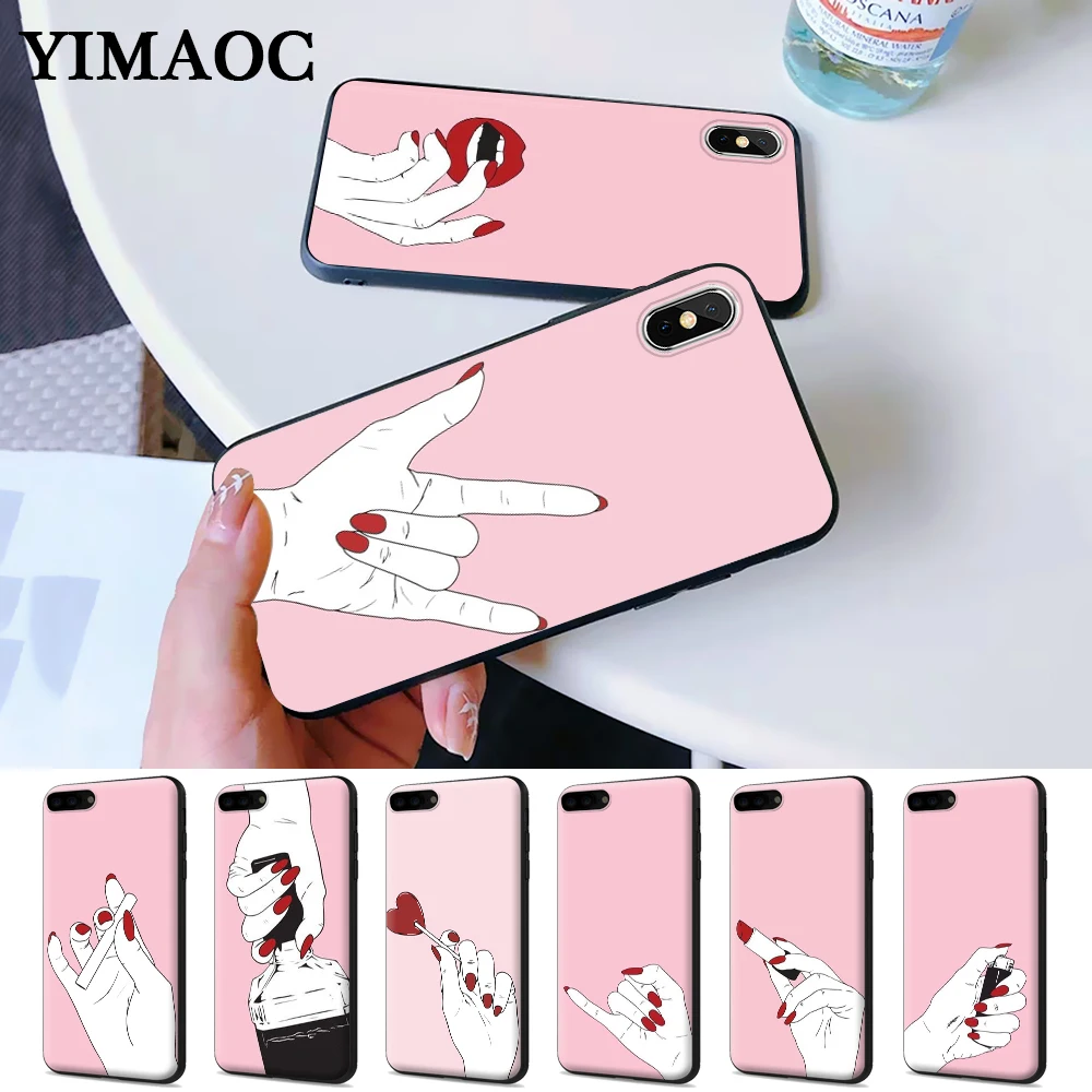 

best friend lover Silicone Case for iPhone 5 5S 6 6S Plus 7 8 X XS Max XR