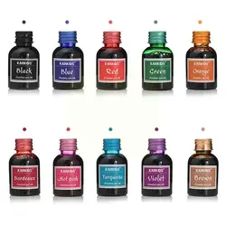 30ml Pure Colorful Bottled Fountain Pen Ink Refilling Office Supply Glass Cartridge Hight Inks Quality Ink School Stationer O0A6