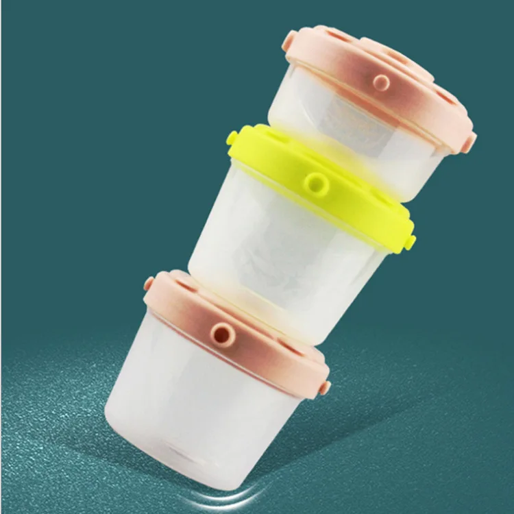

Large-Volume Infant Milk Box Jenga Milk Container Children Portable Three Layer Separate Milk Container Feeding Supplies