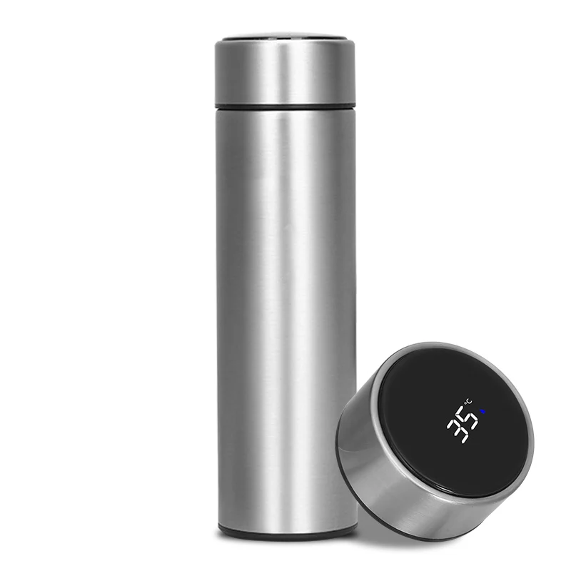 Intelligent Stainless Steel Thermos Bottle Temperature Display Vacuum