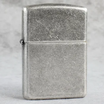 

oil lighter original Kerosene lighter Ancient silver windproof cigarette lighter cigar lighter gift for men