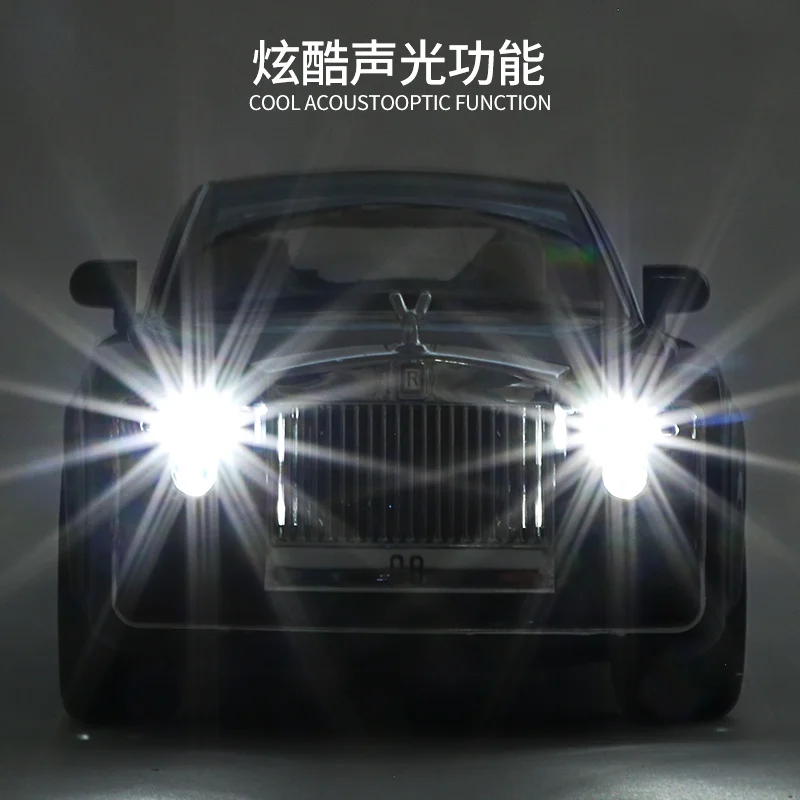 Модель автомобиля Phantom 1:24 Rolls Royce литые из сплава игрушечные автомобили со