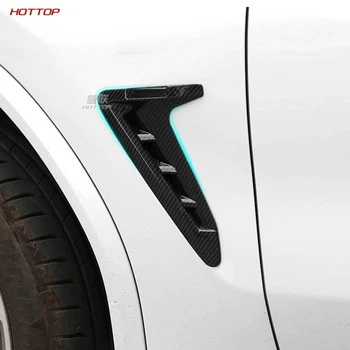 

For BMW X3 2018 ABS Chrome Marker Fender Side Air Vent Cover 2pcs Black/Silver