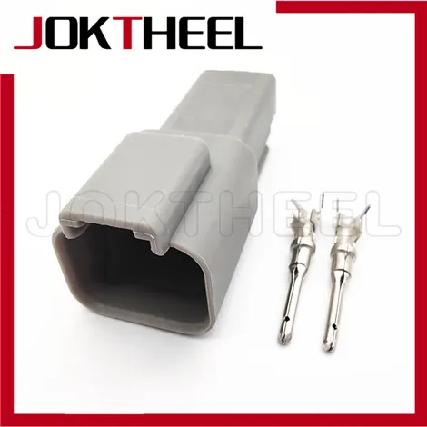 1/5/10/20 sets kit gray 2 Pin way male automotive waterproof electrical wire connector plug Deutsch socket DT04-2P | Обустройство