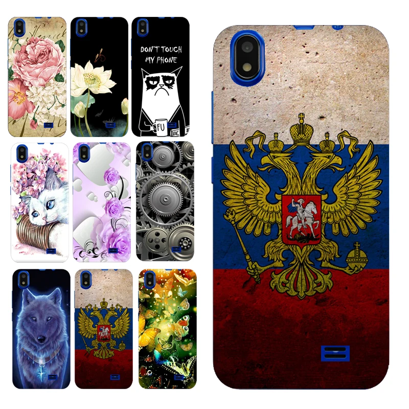 Чехол из ТПУ с российским флагом для Prestigio Muze V3 LTE PSP3495DUO|Бамперы| |