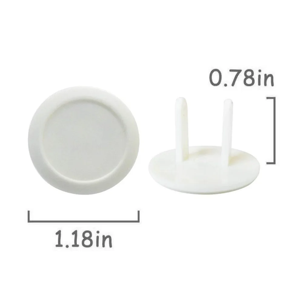 60PCS Outlet Plugs Covers Child Proof - Best Safety Electrical Power Socket Plug Wall Cover Protector #4b07 (2)