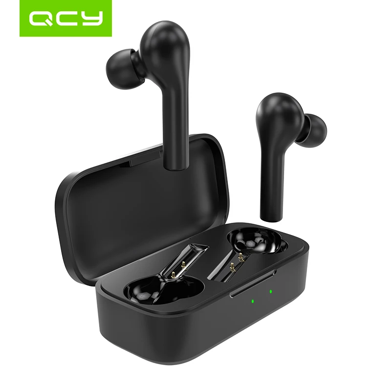 QCY auriculares inalámbricos T5S con Bluetooth, auriculares internos para correr, por aplicación Control inteligente, batería larga|Auriculares y audífonos| - AliExpress