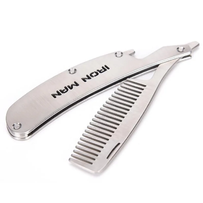 

DAFT Foldable Metal Comb For Men Comb 'Limited Edition'. The Ultimate Tool for your Hair, Beard and Beer
