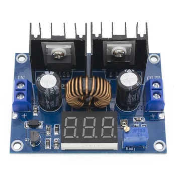 

10PCS MH-ET LIVE LED Voltmeter PWM Adjustable 4-36V To 1.25-36V Step-Down Board Module XL4016 8A 200W DC-DC Power drop Module