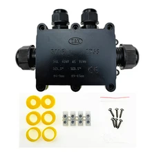 Новая распределительная коробка Водонепроницаемая кабельная электромонтажная коробка 450 в IP68 розетка высокого качества огнестойкая распределительная коробка 24а