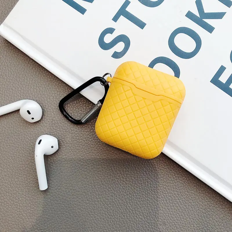 Suntaiho ТПУ силиконовый беспроводной чехол для наушников AirPods защитный чехол Мягкий противоударный чехол для Apple гарнитура для AirPods Sleev