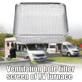 

Professional 1set RV Flying Insect Screen Stainless Ventilation To Install Installation Net With Tool Steel Cover Easy R4M0