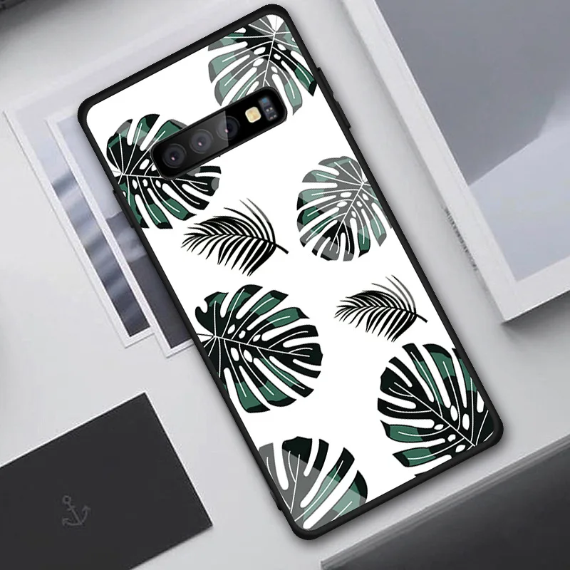 111 Чехол из закаленного стекла для samsung Galaxy Note 10 Pro S10 S10E S10 Plus, чехол для телефона samsung Note 10 Ins, Модный чехол - Цвет: 111