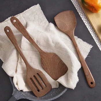 

Kitchen lacquered turners wood spatula shovel nonstick skillet chicken wing cooking special wooden turner
