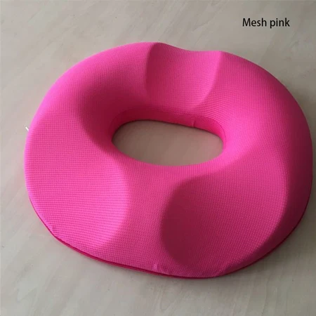 Mesh pink Дорожное сиденье ортопедическая стелька подушка памяти подушка автомобильный массаж в офисе Подушка геморрой подушка офис для формирования красивых ягодиц - Цвет: Mesh pink