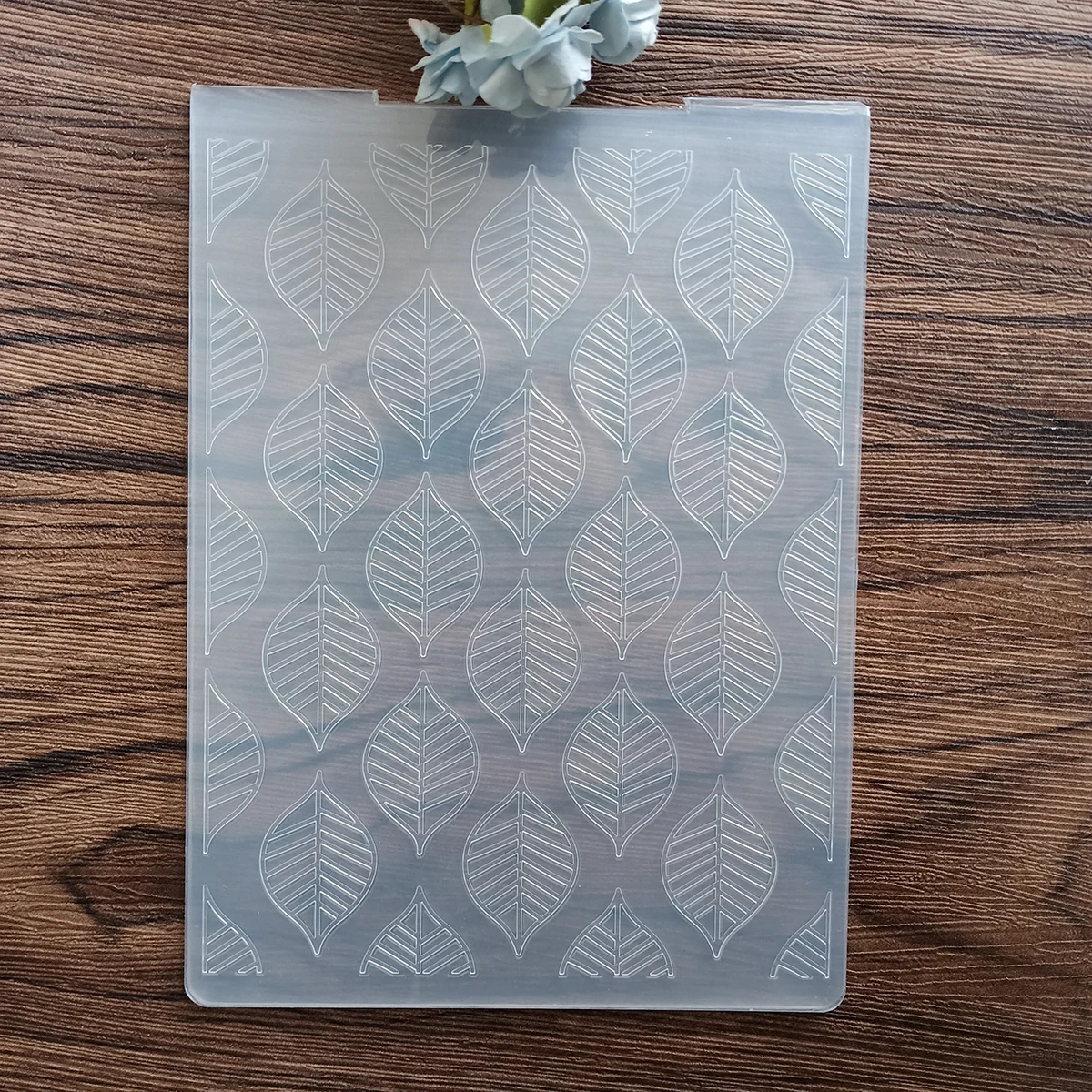 Plastic Embossing Folder AZSG Leaf Picture Frame Flowers Plastic Embossing Folder for DIY Scrapbooking Photo Album Paper Craft