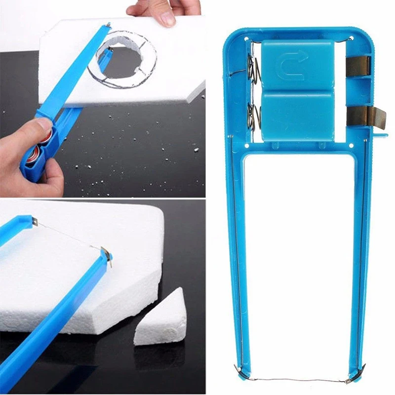 

Foam Cutting Tools Polystyrene Cutter Hand Tool Electric Wire Blue Plastic DIY Needle Shape Model Processing Easy To Operate