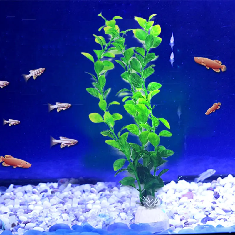 

26cm Plastic Artificial Plants Aquarium Decor Water Weeds Ornament Plant Fish Tank Aquarium Natural Grass Landscape Ornament