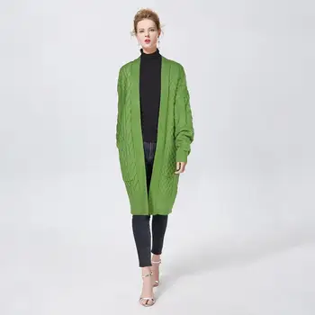 

[2020 spring / Summer ] sweater Lazy Wind Long Sweater Cardigan Jacket