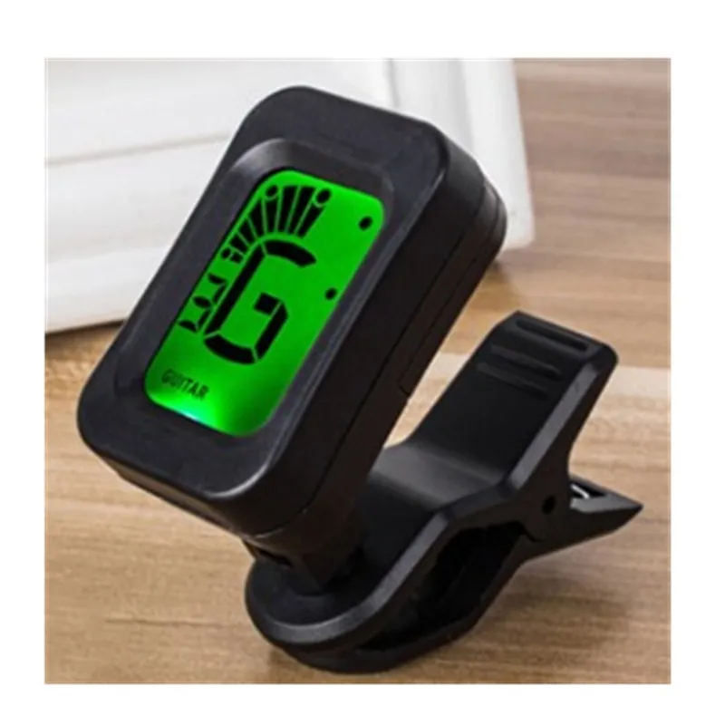

Portable Mini LCD Display Chromatic Clip-On Tuner for Acoustic Guitar Bass Violin Ukulele Musical Instrument