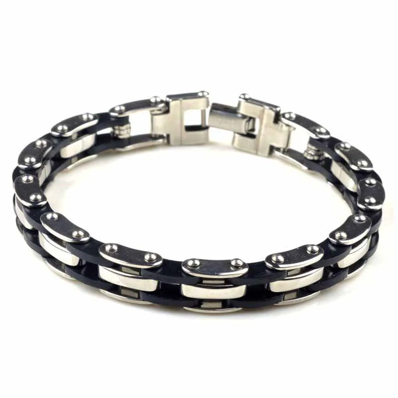 1 шт. лидер продаж браслеты из нержавеющей стали модные ювелирные изделия 215 мм