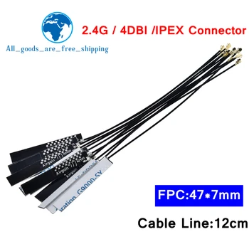 

10Pcs/lot 2.4Ghz 4dBi WIFI Internal Antenna PCB Built-in Aerial IPX IPEX Airgain Omni Antenna UFL Connector