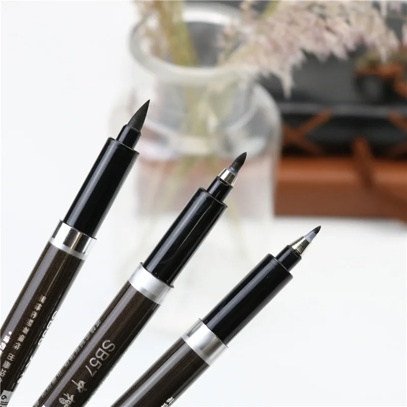 Multifunction Pen 3PCS/LOT OR 1PCS Drawing Traces Brush Marker Student Practicing Calligraphy