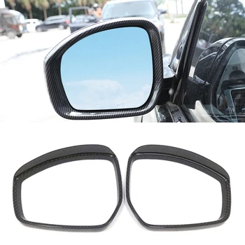 

For Range Rover Evoque (L551) 2019 2020 ABS Plastic Rearview Mirror Rain Shield Guard Cover Trim 2pcs Auto Accessories