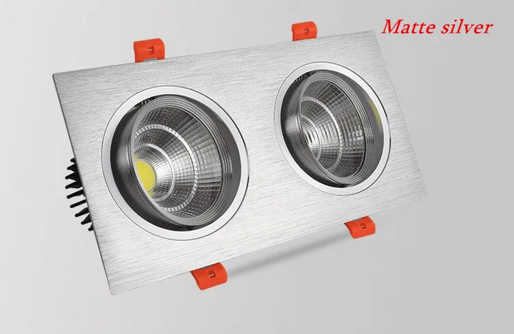 双头可调筒灯射灯COB天花灯嵌入式过道20_10cm方形双孔格栅斗胆灯-tmall_14