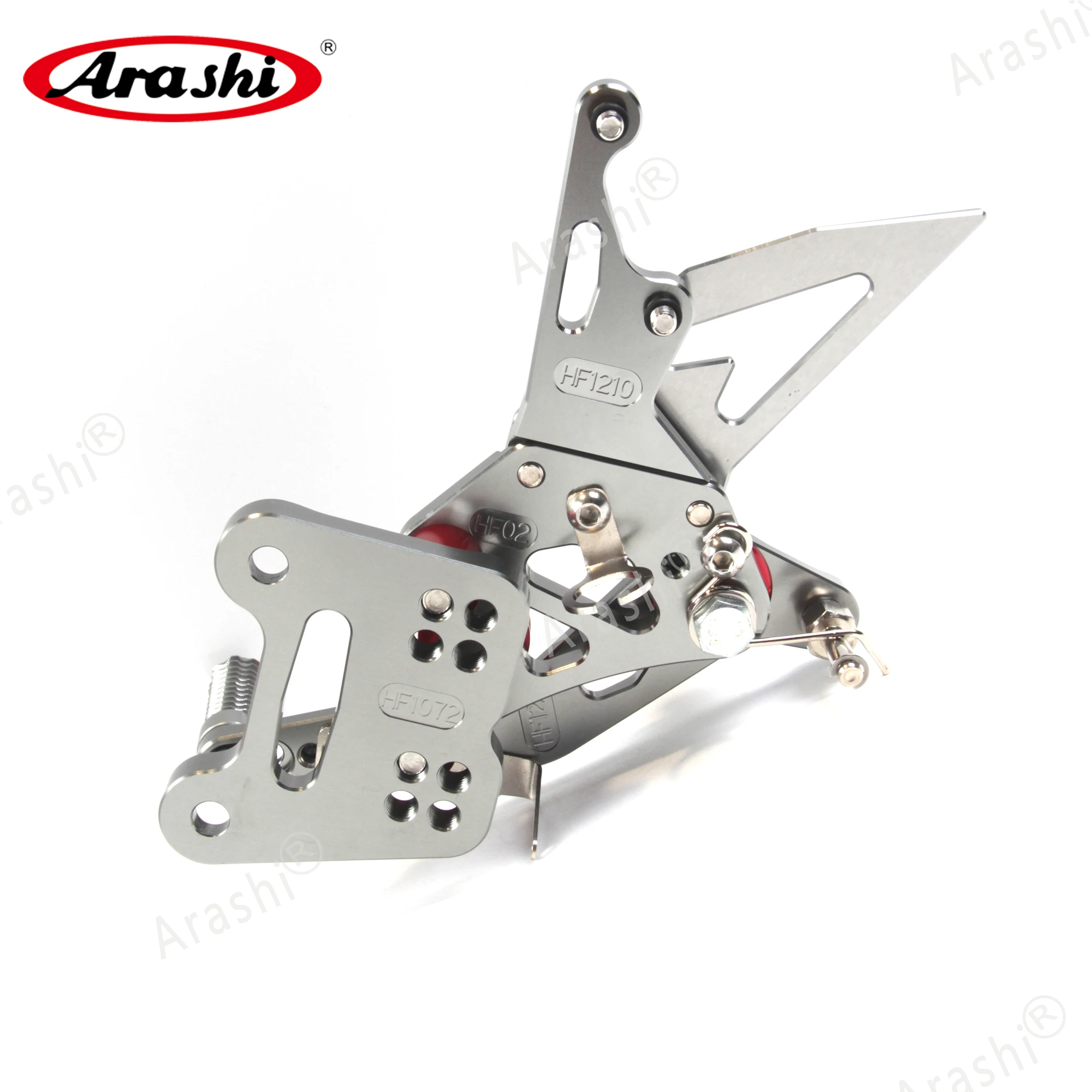 Arashi CNC Регулируемые подножки для SUZUKI GSX-R1000 подножки подножка мотоциклиста GSXR1000 GSXR 1000 алюминий золото серебро