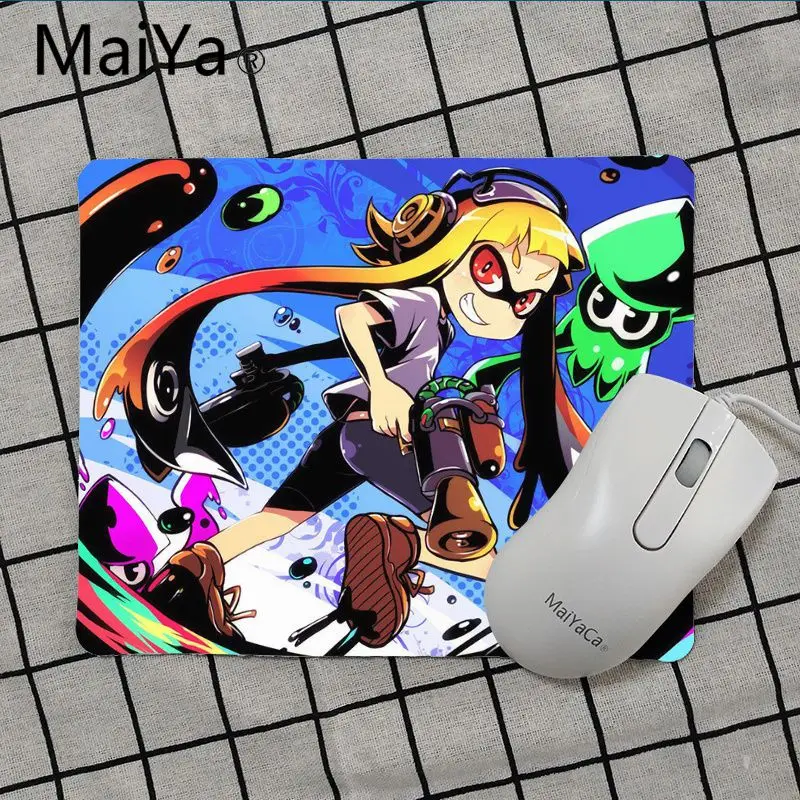 Maiya высокое качество Splatoon DIY дизайн игровой с узором коврик для мыши топ продаж игровой коврик для мыши - Цвет: No Lock Edge25x29cm