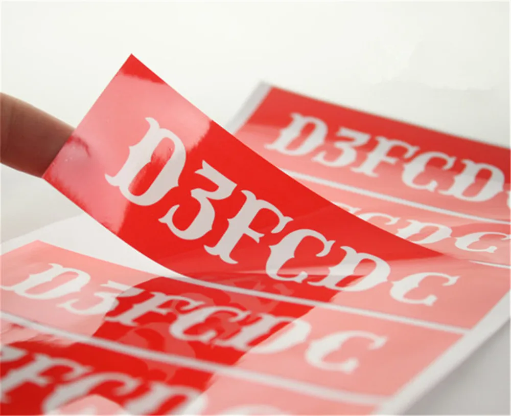 

1000pcs Customized Digital Printed Glossy Brand Logo Stickers Custom Vinyl Laminated PVC Labels Gift Packaging Labels