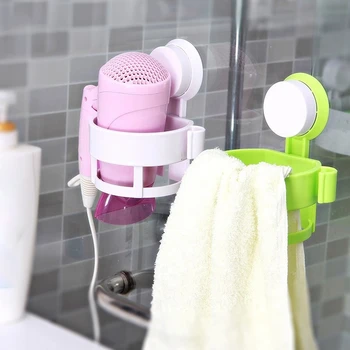 

Hair Dryer Rack Free Punch Toilet Hair Dryer Rack Wall Hanging Rack Bathroom Hair Dryer Rack Suitable for All Hair Dryers Up to