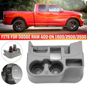 

Universal Car Seat for Gap Storage Box Phone Grey Cup Holder For DODGE for RAM ADD-ON 1500/2500/3500 2003-2012 Car accessories