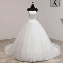 HPYFNSH Новое модное свадебное платье в африканском стиле без бретелек Vestido De Noiva с длинным шлейфом, кружевные свадебные платья с вышивкой, большие размеры C