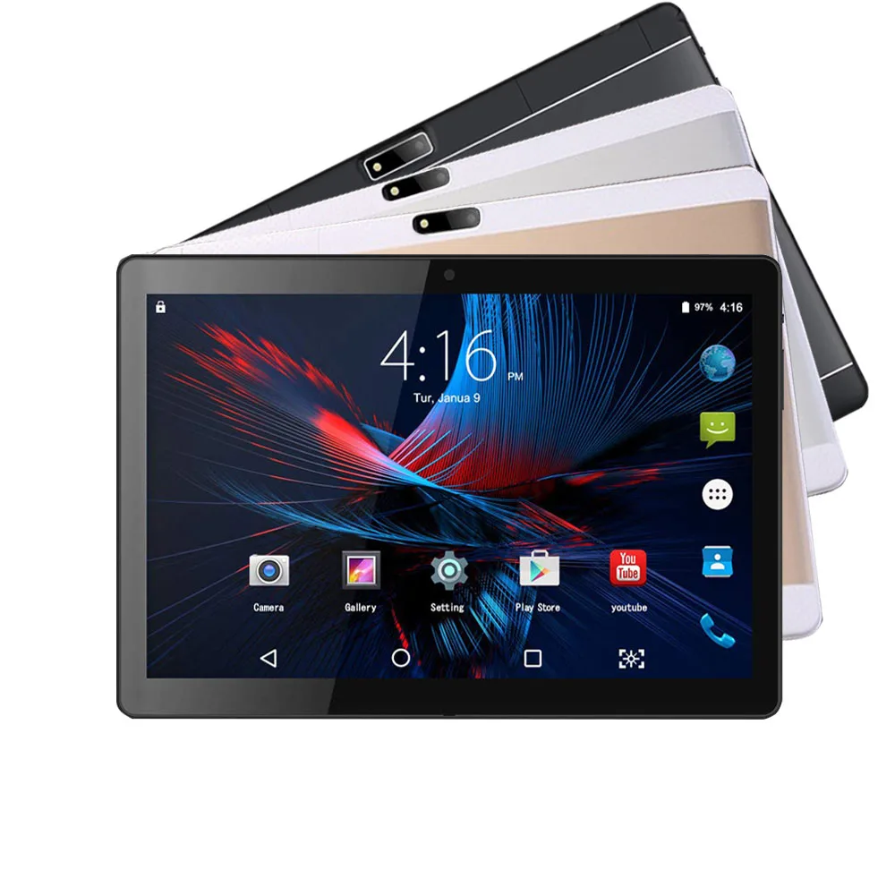 

10.1 Inch Tablet Pc Tablet Android touch tablet 1280*800 IPS 4GB+64GB Dual SIM 3G Tablet Quad Core Android 8.0 Bluetooth WiFi