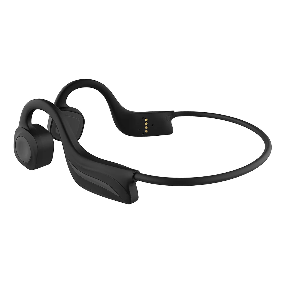 Ergonomic Bone Conduction Bluetooth Headset Cycling Hands Free ABS Waterproof Open Ear Hi Fi 8G Memory Mini Wireless Portable