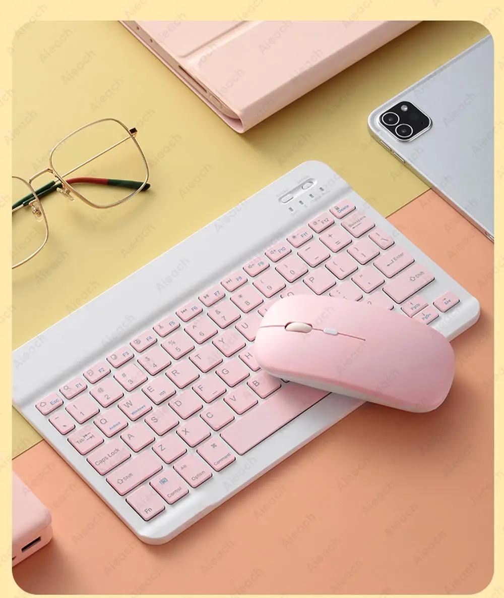 Teclado bluetooth e mouse para apple teclado